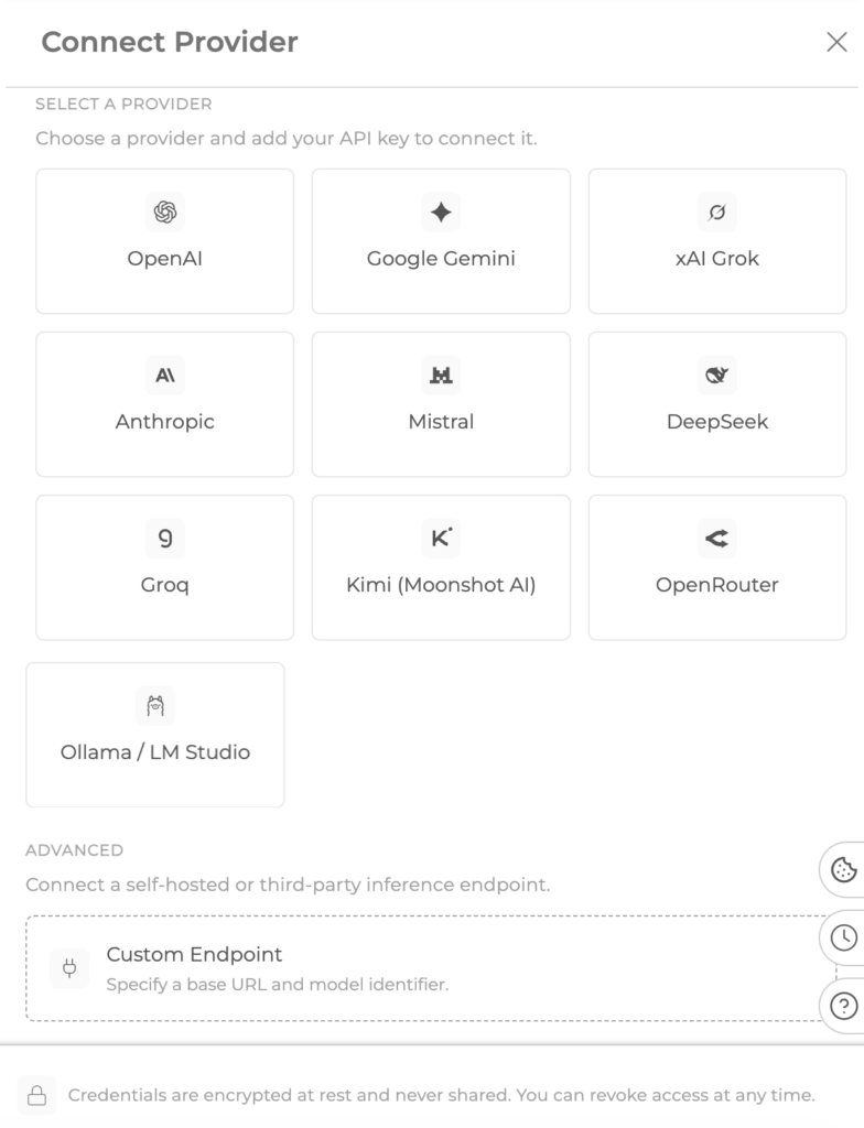 CaseCRM AI Connection Byok